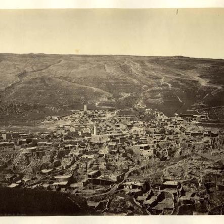 Вид аула Анди. Фото 19 века